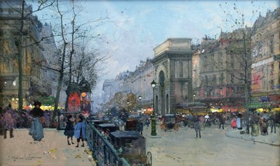 Porte Saint-Martin - Eugene Galien Laloue